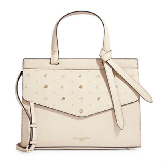 Karl Lagerfeld Handbags - Karl Lagerfeld Susan Saffiano Leather Satchel Bag